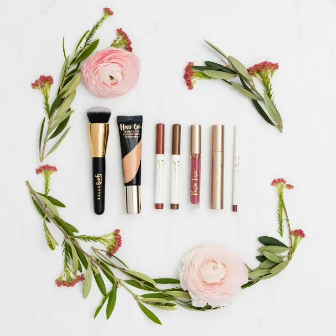 women's assorted cosmetics