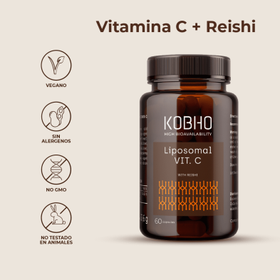 KOBHO VITAMINA C REISHI 60 CÁPSULAS