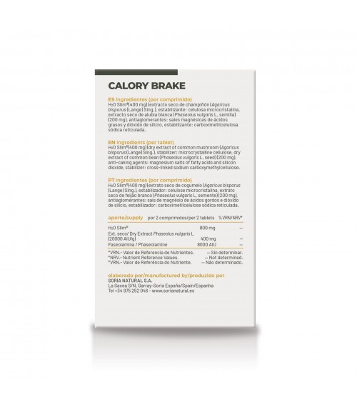 Soria Natural Calory Brake Compartir Tuitear Pinterest