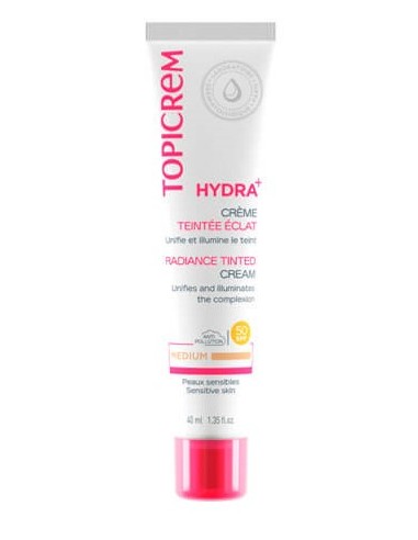 TOPICREM HYDRA RADIANCE TINTED MEDIUM 40ML