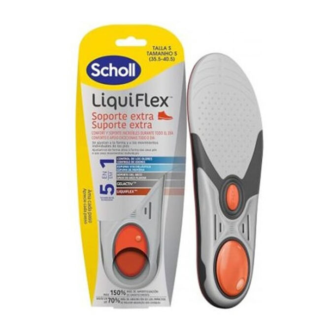 SCHOLL PLANTILLA LIQUIFLEX SOPORTE  TALLA S EXTRA 