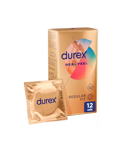 DUREX PROFILACTICO REAL FEEL 12 UNIDADES