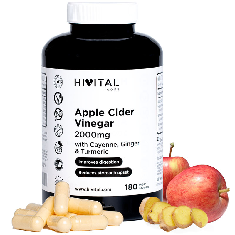 HIVITAL VINAGRE DE MANZANA 200 MG