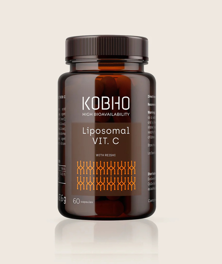 KOBHO VITAMINA C REISHI 60 CÁPSULAS