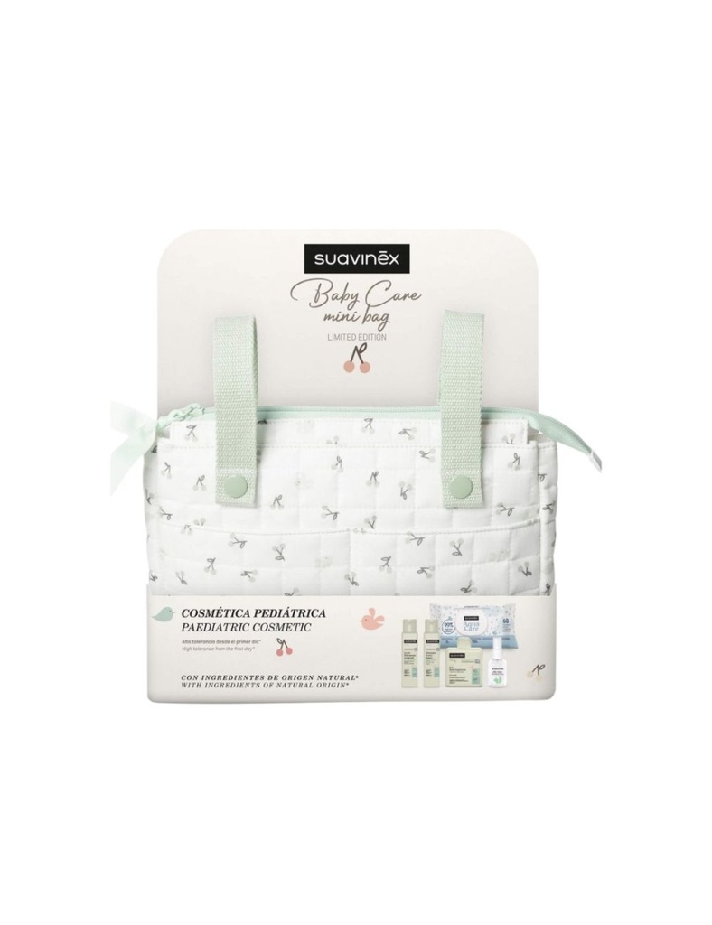 SUAVINEX CANASTILLA BABY CARE MINI BAG COLOR VERDE