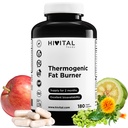  Hivital Termogénico Fat Burner Quemagrasas | 180 cápsulas veganas